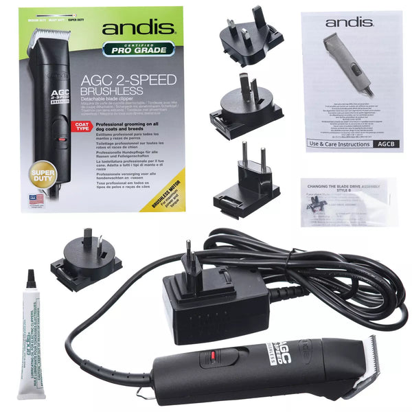 Andis Ultraedge Agc 2-Speed Brushless Clipper - Black